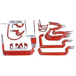 Connex DY250829 Set Wandhaken - Verzinkt - Kunststof Mantel - Inclusief Bevestigingsmateriaal
