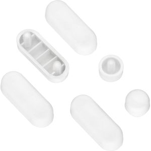 Cornat - Gummi Stop Wc-Bril - Wit - Kunststof - 6St