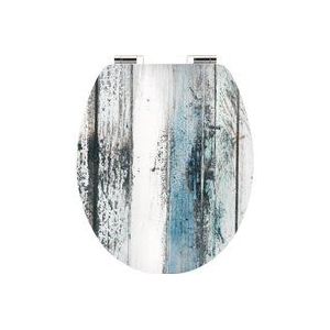 Cornat Wc-bril Art of Acryl ""Wooden"" - Elegant acryl oppervlak - Hoogwaardige houten kern - softclosemechanisme & snelle bevestiging - comfortabel zitgevoel/toiletbril/wc-deksel / KSDSC308
