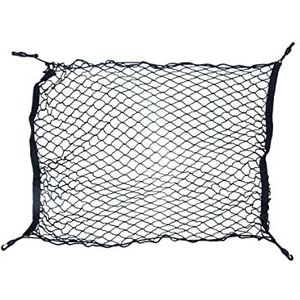 Connex Kofferbaknet - Zwart - Polypropyleen - Inclusief Karabijnhaken