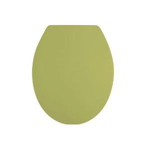 Cornat WC-bril""Cetina"" - eenvoudige look in mosgroen - onderhoudsvriendelijk duroplast - effen design past in elke badkamer/toiletbril/wc-deksel / KSCET15