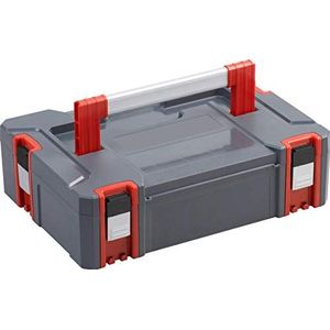 Connex Systeembox - maat S - inhoud 17,5 liter - 80 kg draagkracht - individueel uitbreidbaar systeem - stapelbaar - van robuuste kunststof/stapelbox/gereedschapskist / COX566200