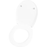 Cornat Wc-bril ""Citroen"" - fruitig fris design - onderhoudsvriendelijk thermoplast - Quick up & Clean-functie - softclosemechanisme - comfortabele montage van boven/toiletbril/wc-deksel / KSDSC104