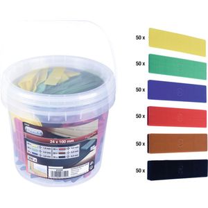 Connex - Beglazingsblokken Set - 300-delig - 100 x 24 mm - Van Polypropyleen