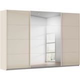 rauch Schwebetürenschrank "Kleiderschrank Kleiderschränke Schrank Garderobe AGORDO mit Glasfront", durchdachte Innenausstattung, in 4 Breiten und 2 Höhen MADE IN GERMANY