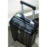 Concorde Handbagage/cabine reis trolley koffer - met zwenkwielen - 55 x 35 x 20 cm - zwart