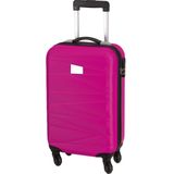 Concorde Handbagage/cabine reis trolley koffer - met zwenkwielen - 55 x 35 x 20 cm - fuchsia roze