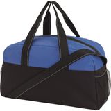 Sporttas model Fitness Master - 45 x 19 x 26 cm - blauw/zwart - voor kind/volwassenen