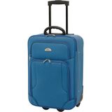 Concorde Cabine handbagage reis trolley koffer - skate wielen - 55 x 35 x 20 cm - blauw