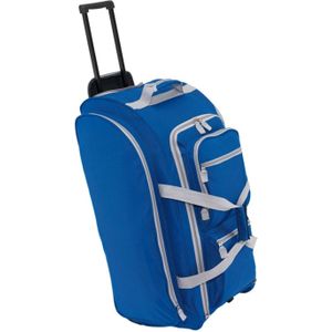 Reistas/weekendtas trolley model Greenland - 75 x 30 x 33 cm - 9 vakken - blauw