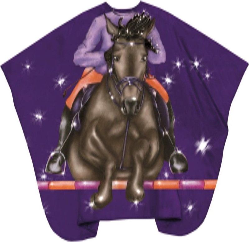 Trend-Design - Kinder Kapmantel - Jockey Hooks - Zwart - 100% Polyester