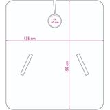 Trend Design - NANO Compact - Kapmantel - Uni - Waterafstotend - Lichtgewicht