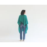 Trend Design - Classic Kapmantel - Smaragd - Hoofdmateriaal - Haaksluiting