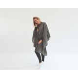 Trend Design - Classic Kapmantel - Grijs - Haaksluiting