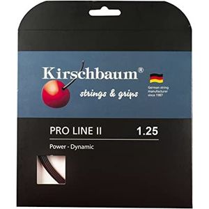 Kirschbaum Pro Line No.2 snarenset, 1,3 mm, zwart
