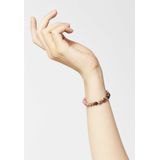 Liebeskind Berlin - Armband - Zwart/grijs - Rosé/roségoudkleur - Massief - Jaspis/Onyx