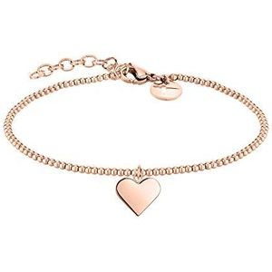 Tamaris - TJ-0045-B-17 - Armband - Roségoud - Roestvrij Staal - Kralenarmband met Hanger