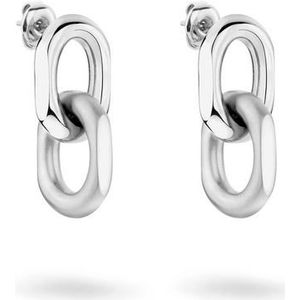 Tamaris dames oorhanger roestvrij staal One Size Zilver 32023086