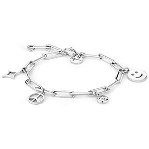 Tamaris Armband TJ-0424, 21 cm, Roestvrij staal, Zirkonia