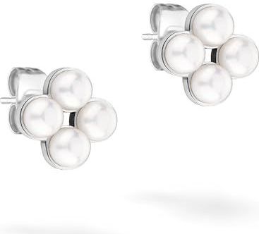 Tamaris - Oorstekers - Glaskralen - Bloemendesign - Roestvrij Staal