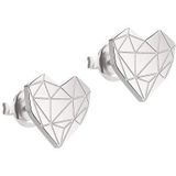 Liebeskind Berlin Paar Ohrstecker »Schmuck Geschenk Edelstahl Ohrringe Herz, LJ-0307-E-11, LJ-0308-E-11«