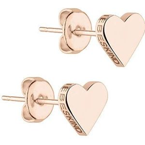 Liebeskind - Oorbellen - Roestvrij Staal - Roségoudkleurig - 7 mm