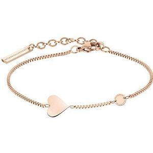 Liebeskind - LJ-0511-B Hartarmband - Roestvrij Staal - Roségoudkleurig - 20 cm