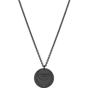 Liebeskind Berlin - LJ-0685-N-45 - Halsketting - Zwart - Roestvrij Staal - 45 cm