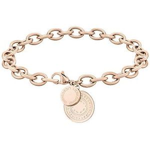 LIEBESKIND BERLIN - Armband - 20 cm - Edelstaal - Met Münzanhanger