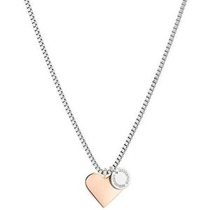 LIEBESKIND BERLIN - Halsketting - 46 cm - Edelstaal - Karabinerverschluss