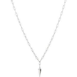 Liebeskind - Halsketting - Roestvrij Staal - 45 cm - Geometrische Pendulum-hanger