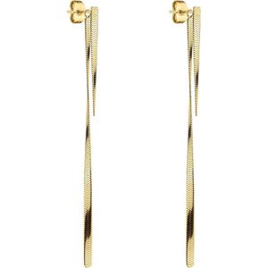 Liebeskind Berlin - Slangenketting - Goud - Roestvrij Staal - Variabel Draagbaar