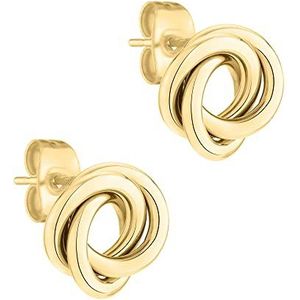 Liebeskind Berlin - Oorbellen - Roestvrij Staal - IP Goud - Lengte 1,2 cm