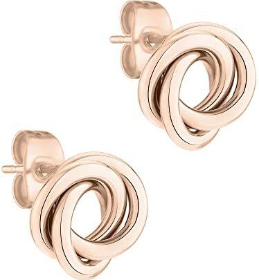 Liebeskind - LJ-1050-E-12 - Oorstekers - IP Roségoud - 1,2 cm