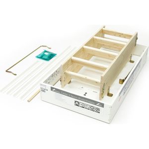 Roto zoldertrap - Cadet 3 ISO RC - 112 x 60 cm - 3-delig