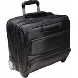 Dermata Business trolley met 2 wielen 42 cm Laptopcompartiment schwarz