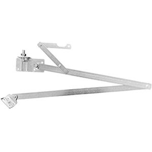 Roto Originele trapstangen knikhendel volledig rechts zilver Quadro/Cadet 3 norm