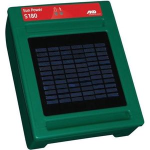 AKO Sun Power S180 schrikdraadapparaat met zonnepaneel