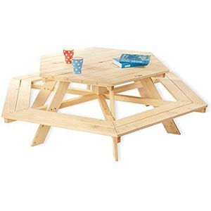 Pinolino Picknicktafel - Nicki - Hout - Zeshoekig