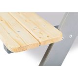 Pinolino Kinderpicknicktafel met Bank Nicki Für 4 Hout Grijs