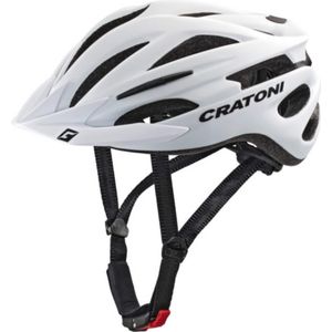 Cratoni Pacer Fietshel - Wit Hoofdomtrek S/M - 54-58cm