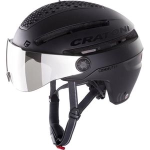 Cratoni helm commuter black matt s-m