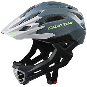 Cratoni Fietshelm, Unisex, Volwassenen, Grijs/Zwart, 54-58