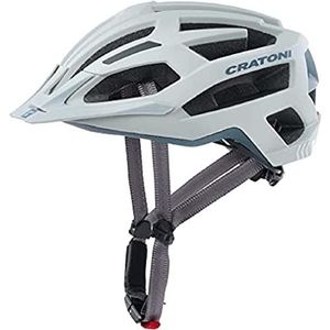 Winora Unisex – volwassenen Cratoni C-Flash (MTB) helm, grijs / steen, mat, L/XL