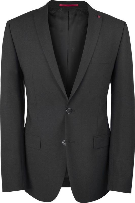 Roy Robson - Colbert - Zwart - Haak Revers, Twee Knopen, Klepzakken