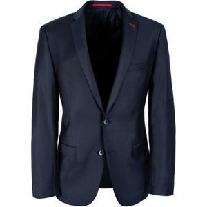 ROY Robson - Heren Slim Fit Jas - Blauw - 85% Wol, 11% Polyamide