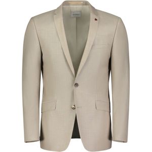 ROY Robson - Stijlvolle Model Blazer - Beige - Wolmix