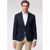 Roy Robson - Colbert - Donkerblauw - Geruit - Polyester/Viscose/Elastaan