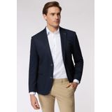 Roy Robson - Colbert - Donkerblauw - Geruit - Polyester/Viscose/Elastaan