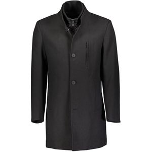 Roy Robson - Mantel - Zwart - 100% Polyester - Uitneembare Voering